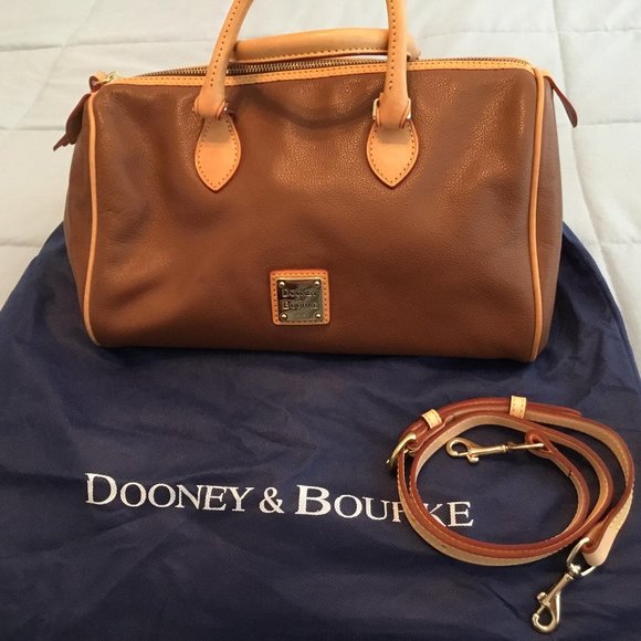 Dooney & Bourke - Brown Leather Pebbled Purse Handbag - Picture 1 of 1